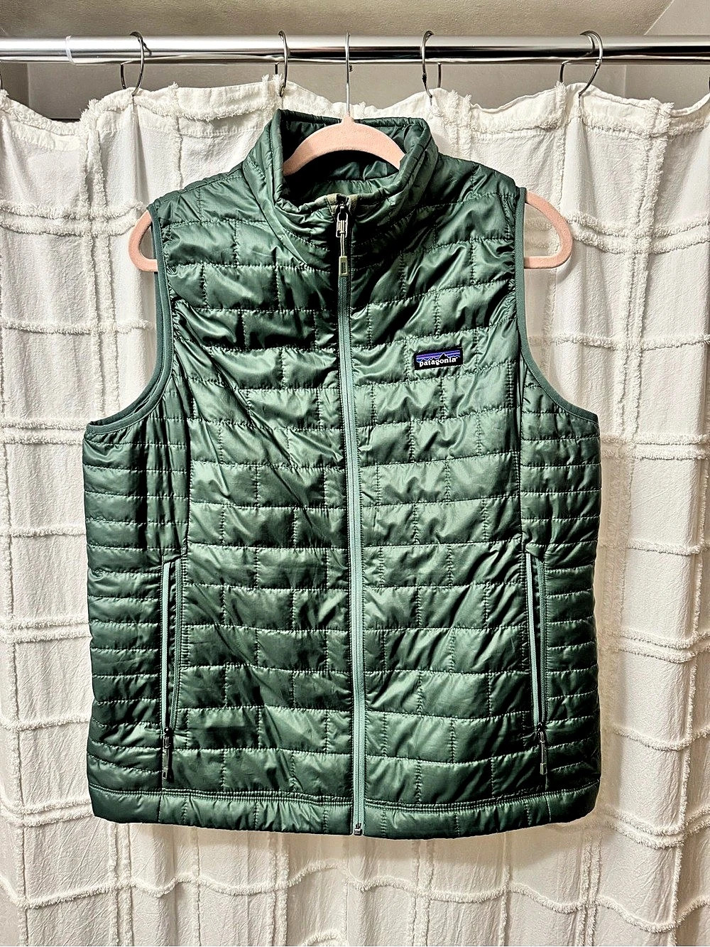 Women’s Patagonia Nano Puff Vest Quilted Vest Green XL